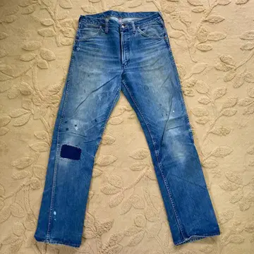 빈티지 랭글러 청바지 화이트 택 60s 70s