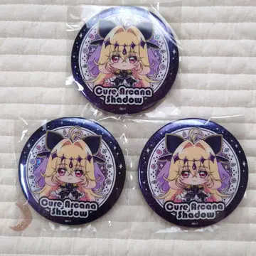 명탐정 프리큐어! BIG 홀로그램 캔뱃지 큐어 아르카나 쉐도우