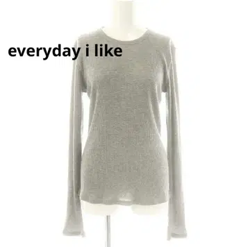 두 번째 클래스 골지 롱 슬리브 풀오버