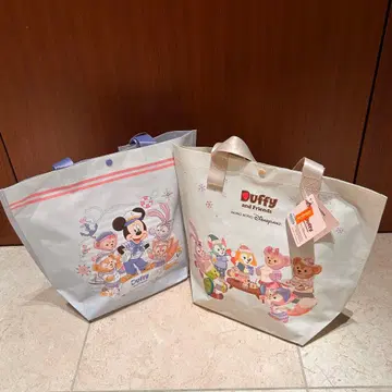 [홍콩 디즈니] 쇼핑백 2세트 Duffy and Friends