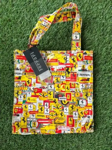 페라리 Ferrari 로고 프린트 미니백