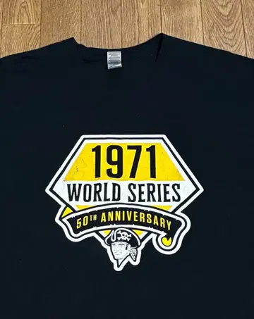 MLB 피츠버그 파이리츠 월드 시리즈 우승 50주년 기념 T셔츠