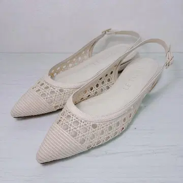 [새상품급] 루탈론 23cm 포인트 크로셰 레이스 슬링백