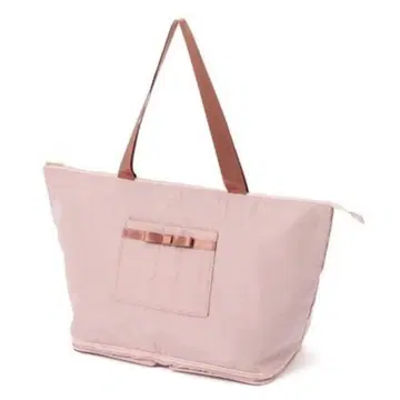 Francfranc 바이컬러 새틴 2WAY 칼리온 토트 핑크