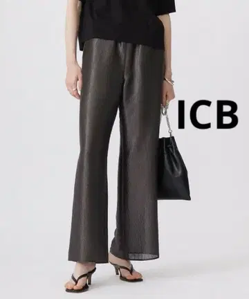 ICB 브라이트 컬 마이어 와이드 스트레이트 팬츠