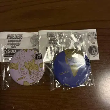 THE 점프샵 진보초 원피스 캔뱃지 루피 상디