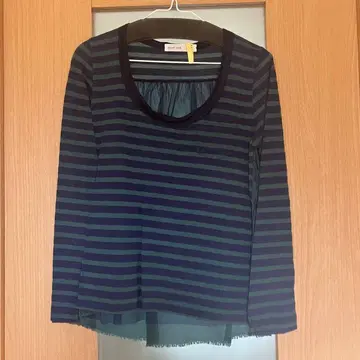 사카이 럭 롱 T 그린 보더