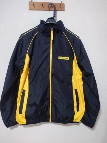 DUNLOP 윈드 브레이커 블랙/노랑