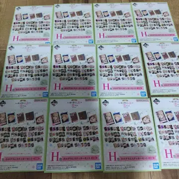 제일복권 그 비스크 돌 H상 홀로그램 스티커 세트