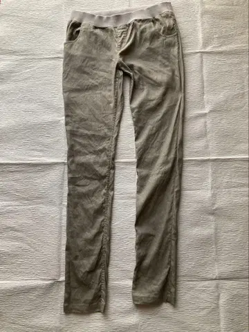 비어즐리 beardsley 카키 슬림 린넨 팬츠