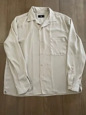 HARE 베이지 긴팔 셔츠