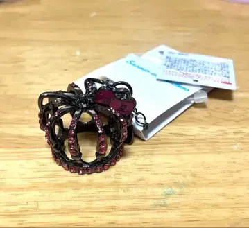 헬로키티 왕관 키링 백참 블랙 핑크 지뢰계 고양이 귀