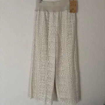 비어즐리 beardsley 화이트 레이스 와이드 팬츠 사이즈 0