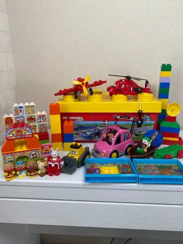 레고 듀플로 호빵맨 블록 라보