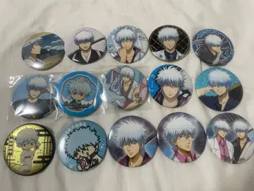 은혼 사카타 긴토키 캔뱃지 일괄 판매 타카마가하라 메탈 캔뱃지