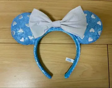 도쿄 디즈니 리조트 머리띠 스카이블루 하트