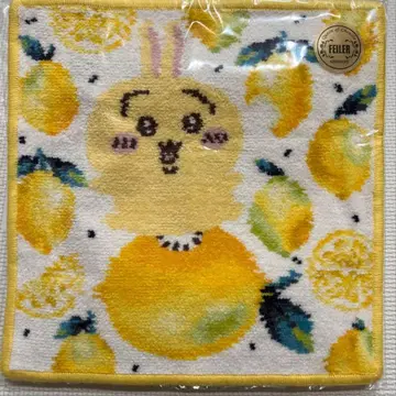 미사용 새상품 페이러 치이카와(먼작귀) 토끼 손수건 FEILER 레몬도트