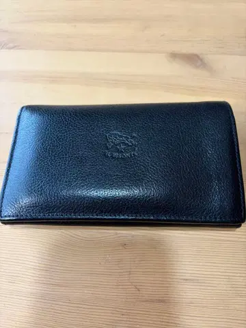 IL BISONTE 블랙 미디엄 지갑