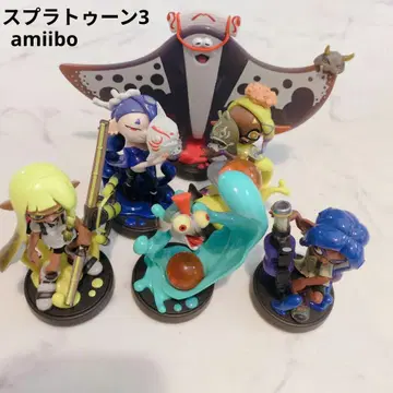 닌텐도 Switch 스프라툰 3 스리미 연합 amiibo 세트