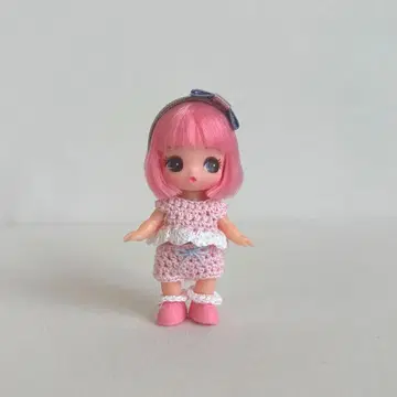 푸치 리카짱 의류 [ 셋업 머리띠 양말풍 커버 ] 의류 세트