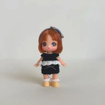 푸치 리카짱 의류 [ 셋업 머리띠 양말 커버 ] 의류 세트