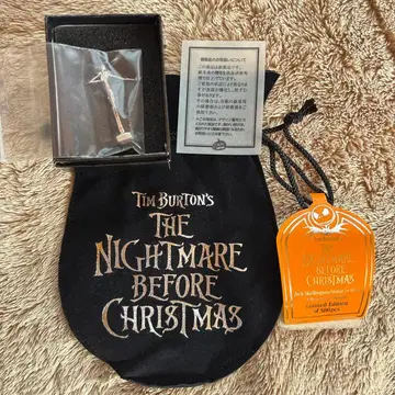 레어! 나이트메어 비포 크리스마스 잭 스켈링턴 은제 미니어처 스태츄