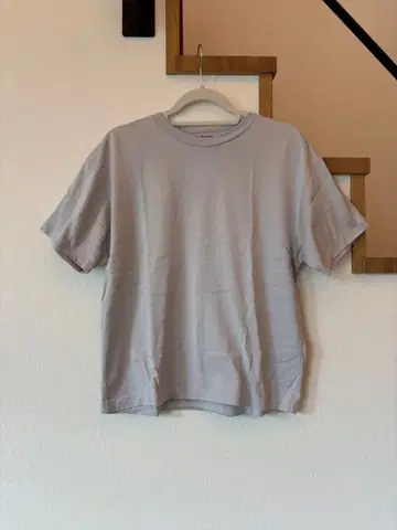 AURALEE 아이스 블루 반팔 T셔츠