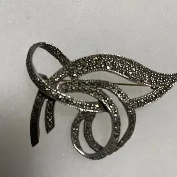 Vandome 빈티지 마카사이트 브로치 SV925