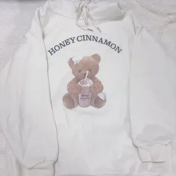 허니시나몬 곰 후드티