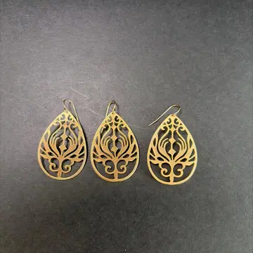 LuLusalon K14GF 필리그리 후크 귀걸이