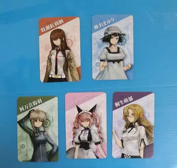 슈타인즈 게이트 아틀레 아키하바라 캐릭터 카드 5종 총 5매