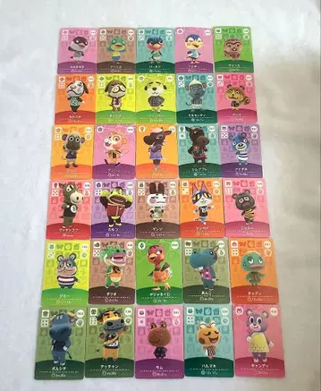 모동숲 amiibo 카드 58장 세트
