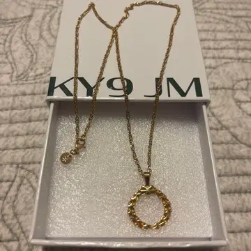 KY9 JM 금 도금 반지 펜던트 목걸이