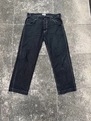 Schott 블랙 히코리 데님 W36