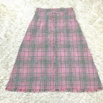 극미품! SEVEN TEN 세븐텐 썸머 트위드 스커트