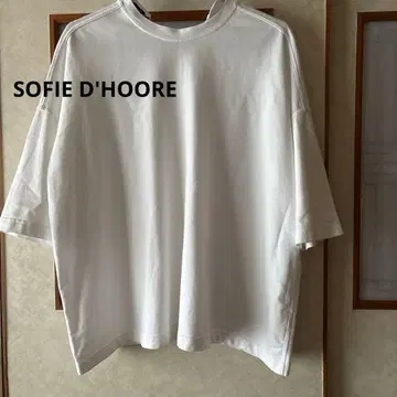 SOFIE D'HOORE 오버 사이즈 T셔츠 화이트 소피도르
