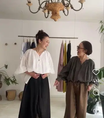 허그아워 100% 린넨 긴팔 셔츠 F 사이즈 그레이 hug o war