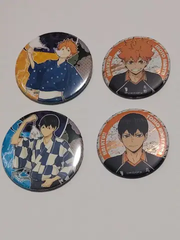 하이큐 히나타 카게야마 캔뱃지