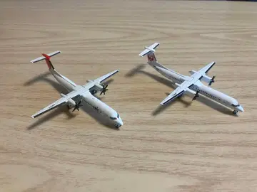 JAL 여객기 컬렉션 76호 (봄바르디어 DHC8-Q400) 모형만