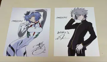 에반게리온 영화 특전 미니 포스터 아야나미 아스카, 카오루