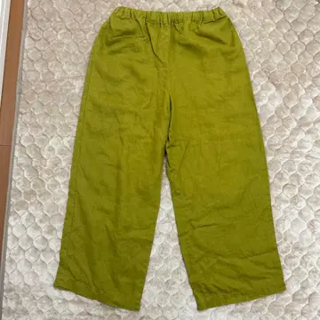 어반 리서치 도어스 그린 린넨 팬츠