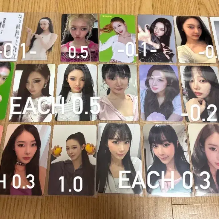 Aespa Lemonade Makestar unreleased photocard | Karina, Giselle