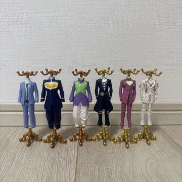 6종 컴플리트 세트 죠죠의 기묘한 모험 캡슐 토르소 마네킹