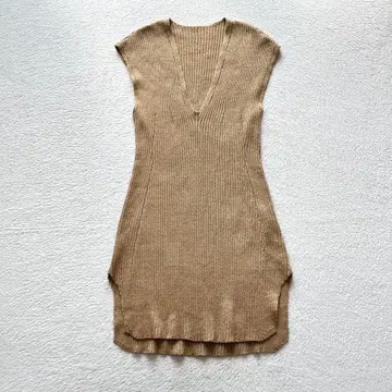 마메쿠로구치 22ss 워셔블 린넨 니트 베스트