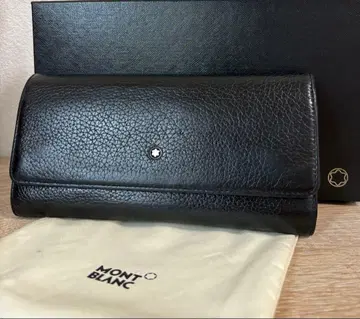 몽블랑 장지갑 114469 상자, 헝겊 가방, 설명서 포함