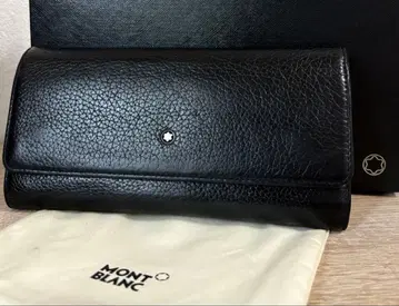몽블랑 장지갑 114469 상자, 헝겊 가방, 설명서 포함