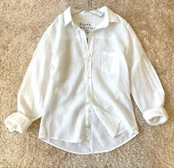 [새상품급] 프랭크앤아이린 EILEEN 린넨 셔츠 화이트 S