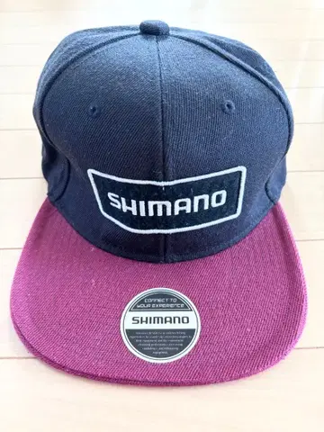 SHIMANO 시마노 캡 블랙 와인 레드