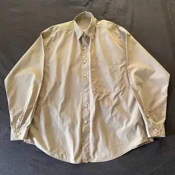 [ AURALEE ] WASHED FINX TWILL BIG SHIRTS