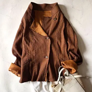 미사용급 히로코비스 빅 사이즈 11 린넨 혼방 자켓 라이트 아우터